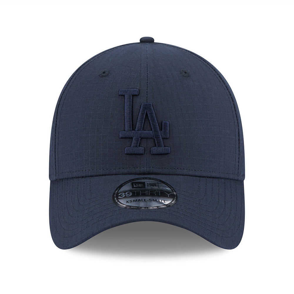 Casquette 39THIRTY MLB Ripstop L.A. Dodgers bleu marine sur bleu marine NEW ERA