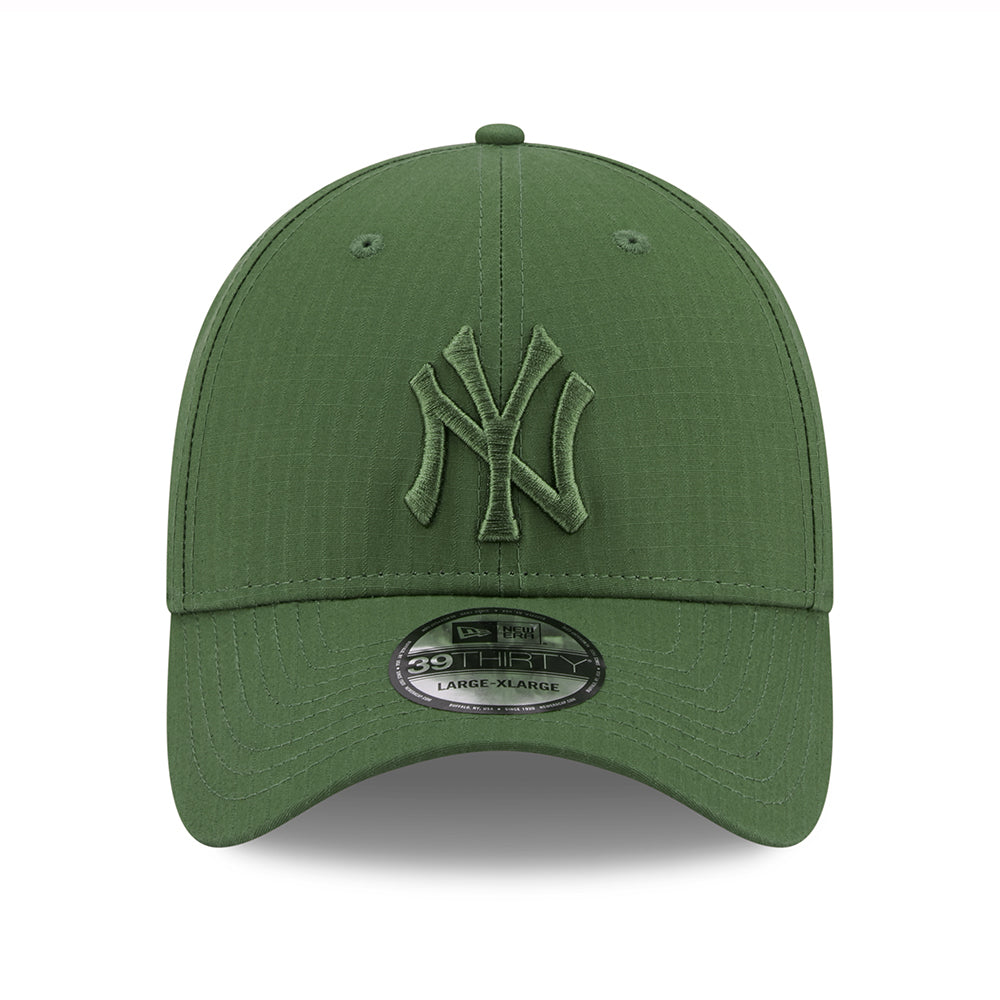 Casquette 39THIRTY MLB Ripstop New York Yankees olive sur olive NEW ERA