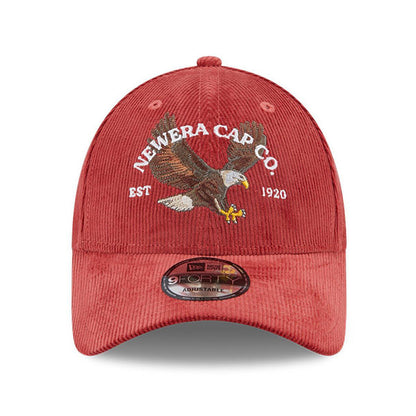 Casquette 9FORTY NE Cord Aigle rouge délavé NEW ERA