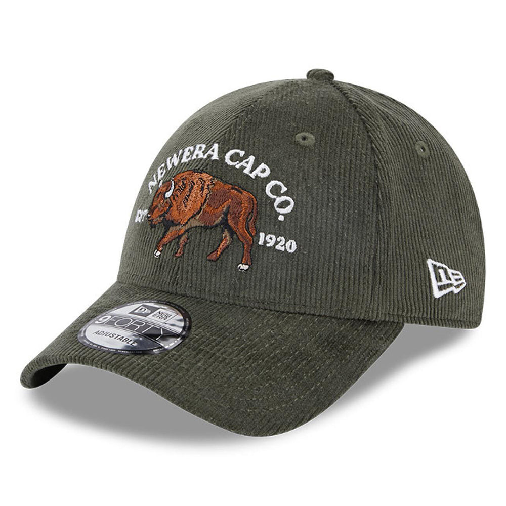 Casquette 9FORTY NE Cord Buffalo olive NEW ERA