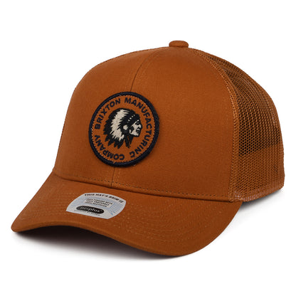 Casquette Trucker Rival Stamp NetPlus MP ocre BRIXTON