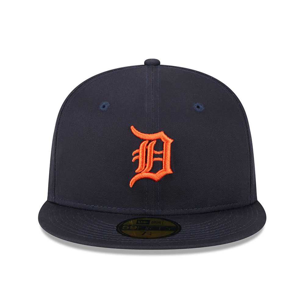 Casquette 59FIFTY MLB League Essential Detroit Tigers bleu marine-orange NEW ERA