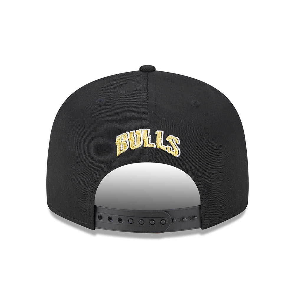 Casquette Snapback 9FIFTY NBA Metallic Arch Chicago Bulls noir NEW ERA