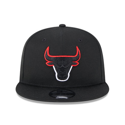 Casquette Snapback 9FIFTY NBA Split Logo Chicago Bulls noir NEW ERA