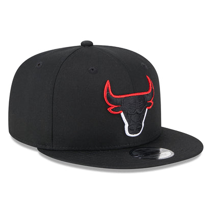 Casquette Snapback 9FIFTY NBA Split Logo Chicago Bulls noir NEW ERA
