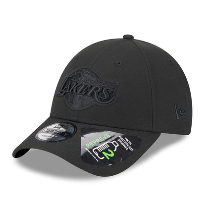Casquette 9FORTY NBA Repreve Outline L.A. Lakers noir sur noir NEW ERA