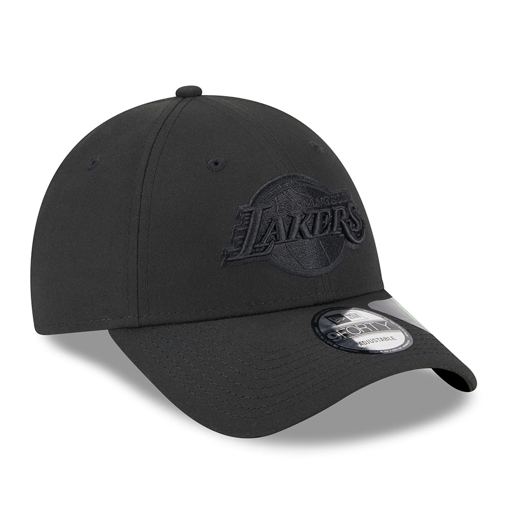 Casquette 9FORTY NBA Repreve Outline L.A. Lakers noir sur noir NEW ERA