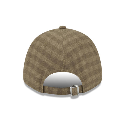 Casquette 9FORTY MLB Flannel L.A. Dodgers camel-blanc NEW ERA