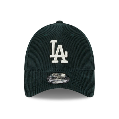 Casquette 9FORTY MLB Wide Cord L.A. Dodgers vert foncé-pierre NEW ERA