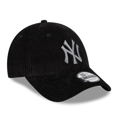 Casquette 9FORTY MLB Wide Cord New York Yankees noir-gris NEW ERA