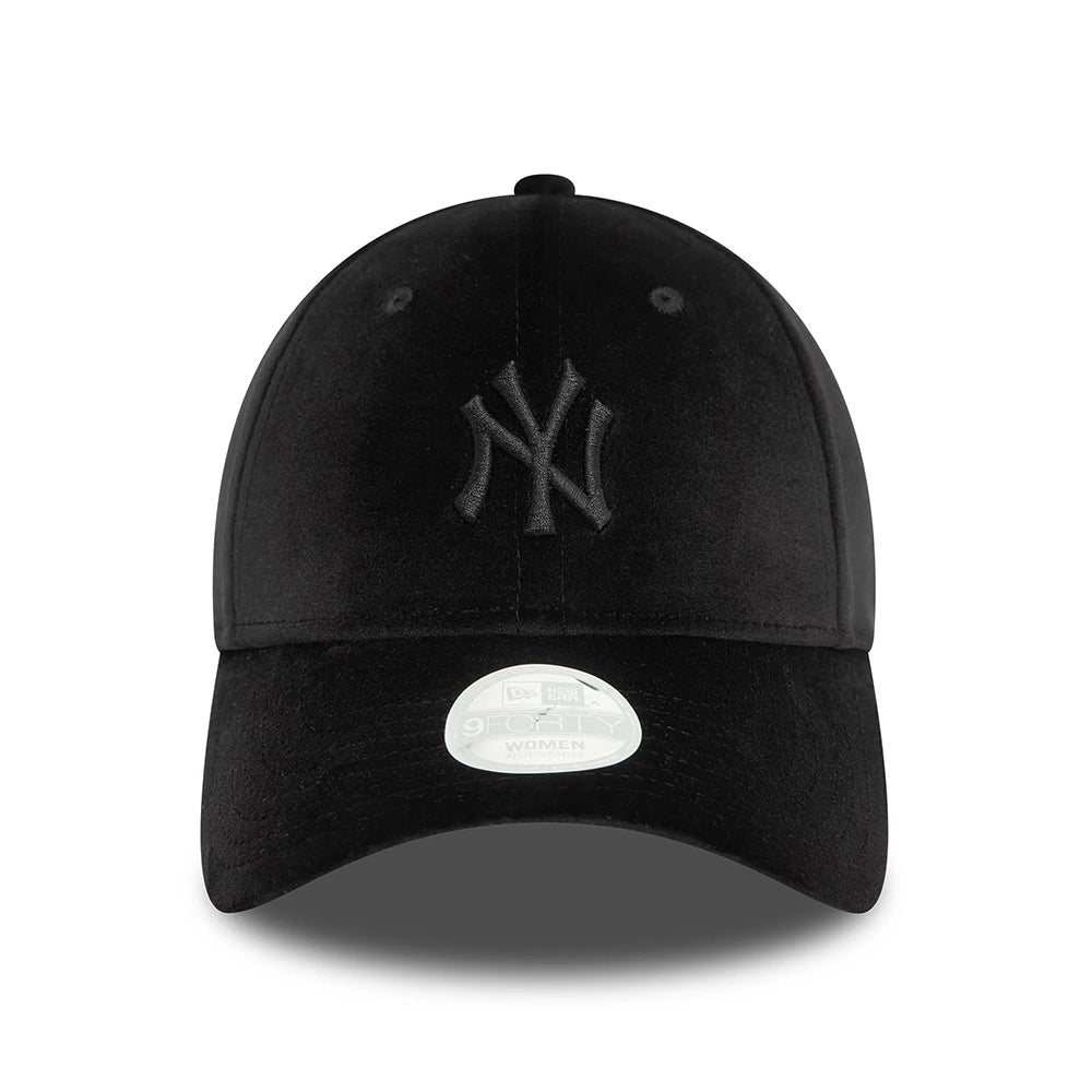 Casquette Femme 9FORTY MLB Velour New York Yankees noir NEW ERA