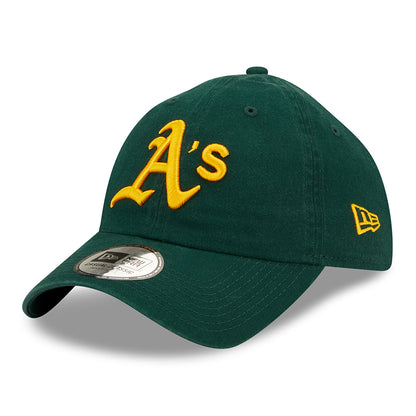 Casquette 9TWENTY Oakland Athletics MLB League Essential vert foncé-jaune NEW ERA