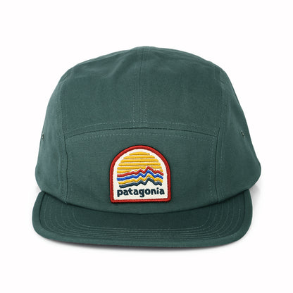 Casquette 5 Panel en Coton Bio Ridge Rise Moonlight Graphic Maclure forêt clair PATAGONIA