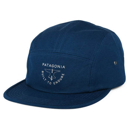 Casquette 5 Panel Forge Mark Graphic Maclure en Coton Bio bleu sarcelle PATAGONIA
