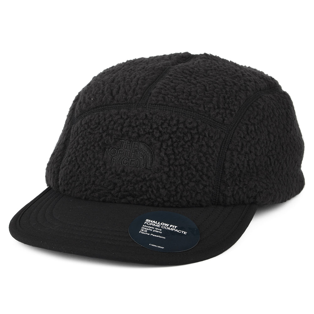 Casquette 5 Panel Hydrofuge en Polaire Avec Protège-Oreilles Cragmont noir THE NORTH FACE