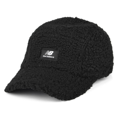 Casquette 5 Panel en Sherpa noir NEW BALANCE