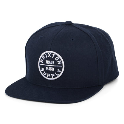 Casquette Snapback Oath III bleu marine délavé BRIXTON
