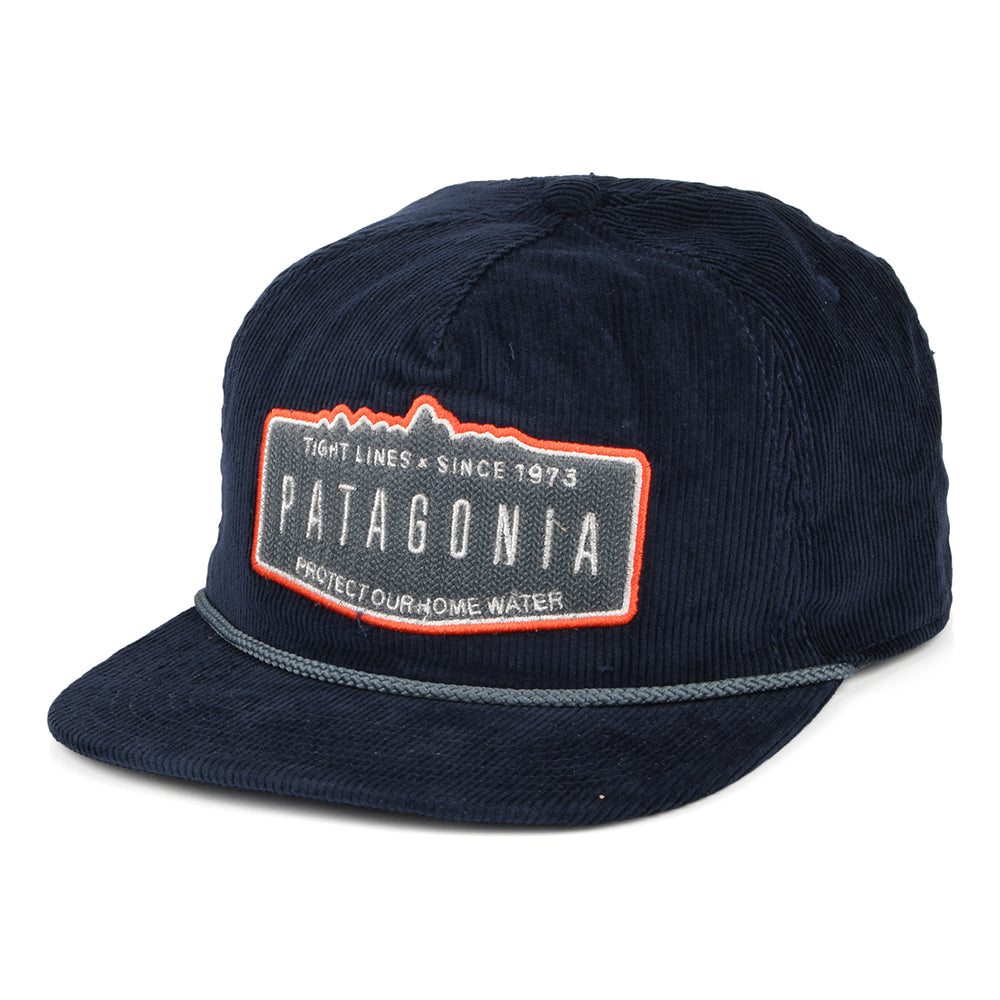 Casquette Snapback en Velours Côtelé Ridgecrest Fly Catcher bleu marine PATAGONIA