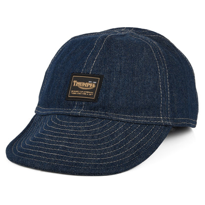 Casquette Militaire en Coton Oilys denim TRIUMPH MOTORCYCLES