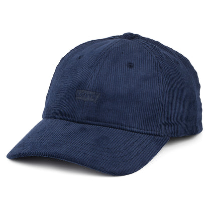 Casquette en Velours Côtelé Holiday bleu marine LEVI'S