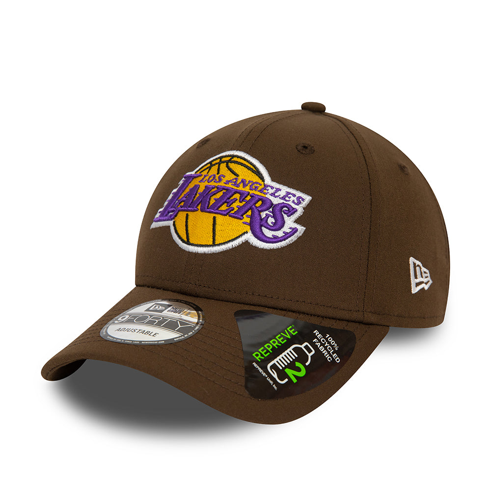 Casquette 9FORTY NBA Repreve L.A. Lakers marron NEW ERA