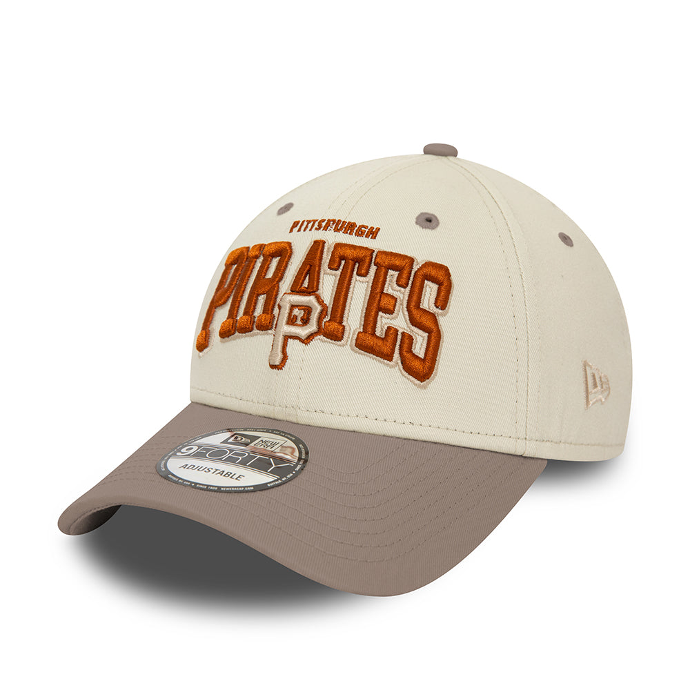 Casquette 9FORTY MLB White Crown Pittsburgh Pirates ivoire-taupe NEW ERA