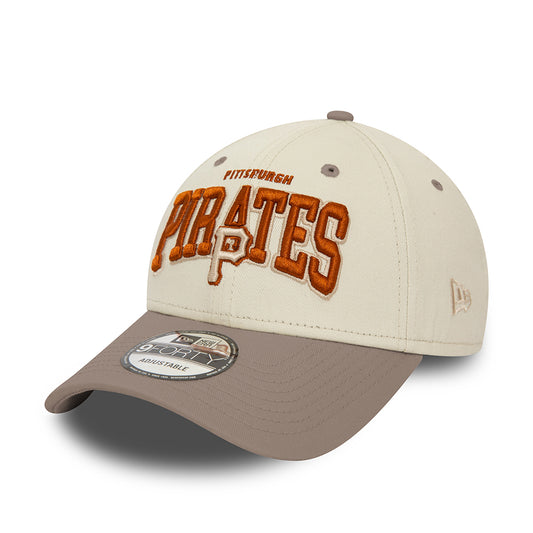 Casquette 9FORTY MLB White Crown Pittsburgh Pirates ivoire-taupe NEW ERA