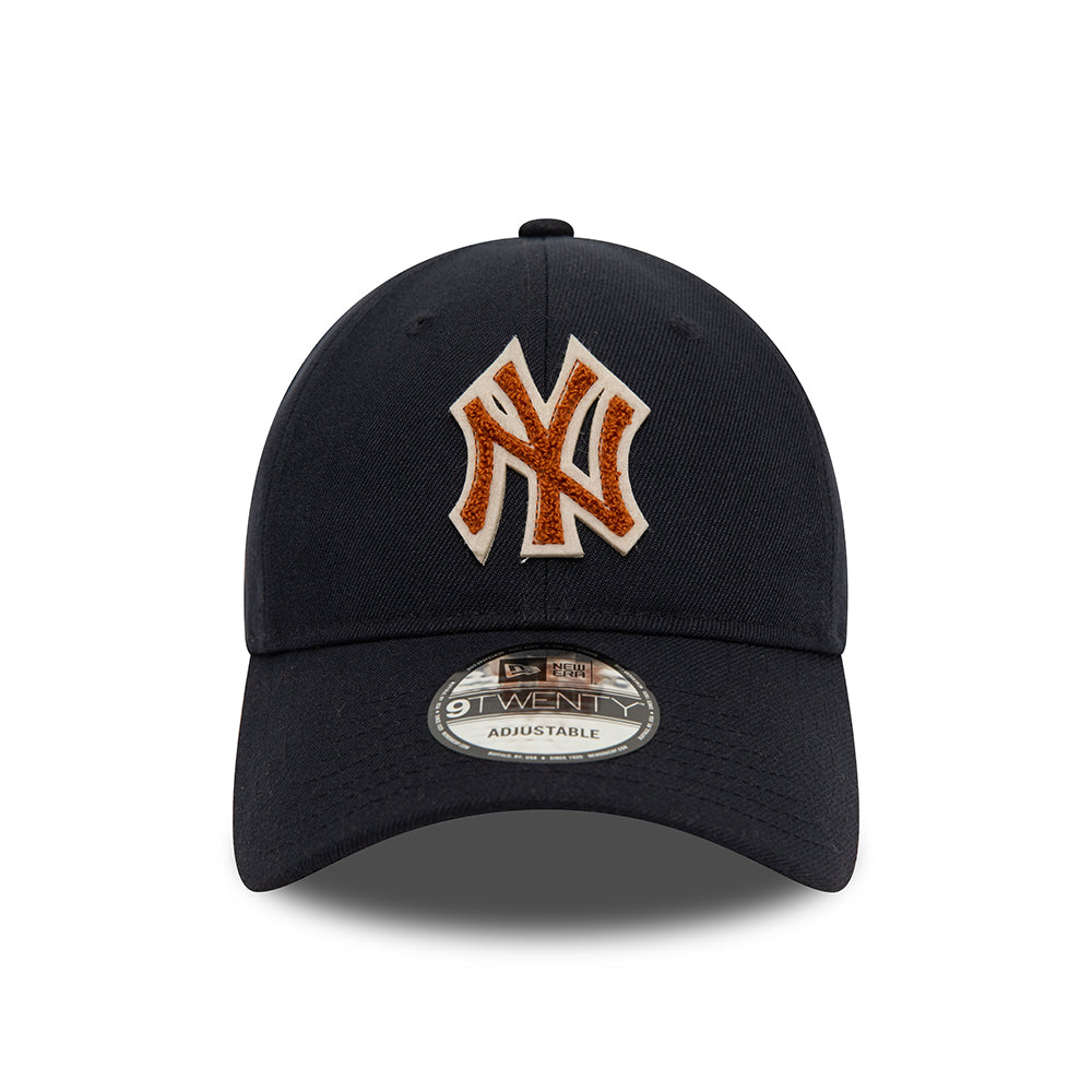 Casquette 9TWENTY MLB Boucle New York Yankees bleu marine-marron NEW ERA