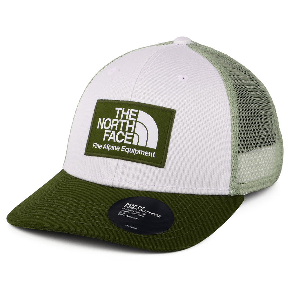 Casquette Trucker Profonde Recyclée Mudder blanc-olive-sauge THE NORTH FACE