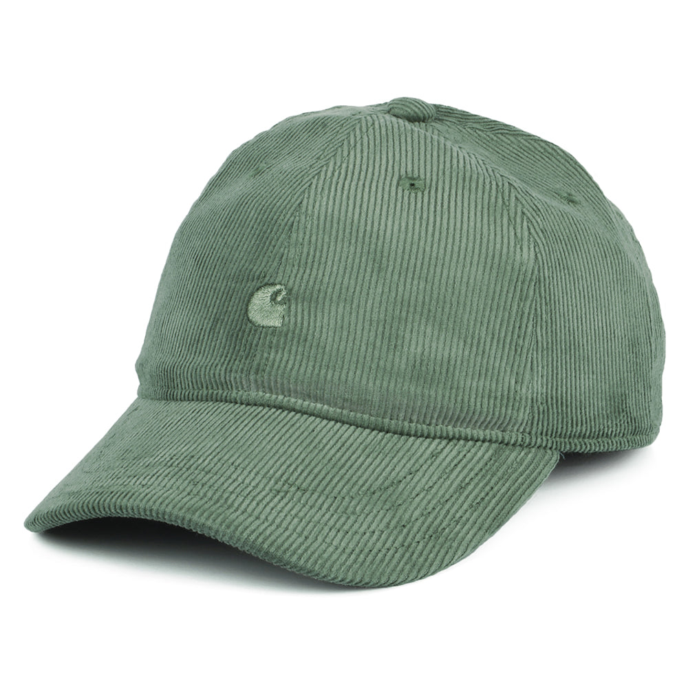 Casquette en Velours Côtelé Ton Sur Ton Harlem forêt clair CARHARTT WIP