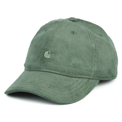 Casquette en Velours Côtelé Ton Sur Ton Harlem forêt clair CARHARTT WIP