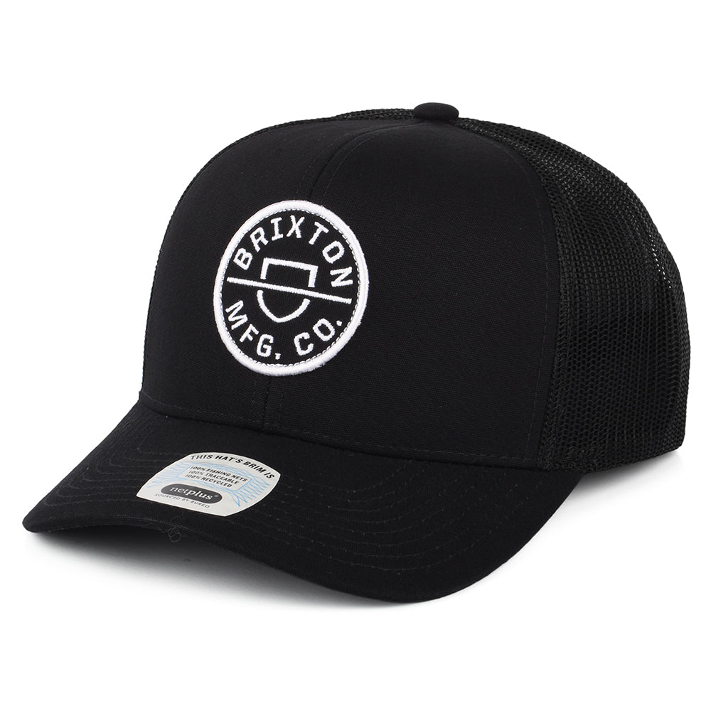 Casquette Trucker Crest NetPlus MP noir BRIXTON