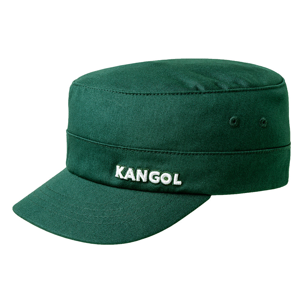 Casquette Militaire en Coton Sergé vert sapin KANGOL