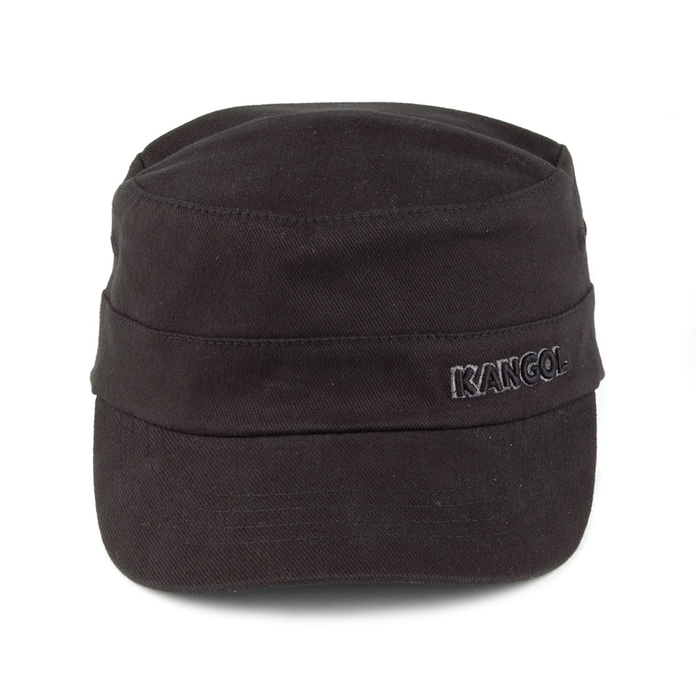 Casquette Militaire en Coton Sergé noir KANGOL