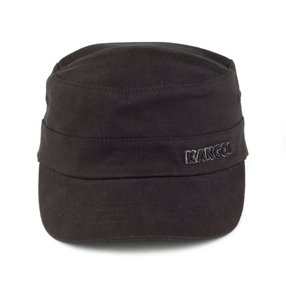 Casquette Militaire en Coton Sergé noir KANGOL