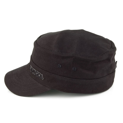 Casquette Militaire en Coton Sergé noir KANGOL