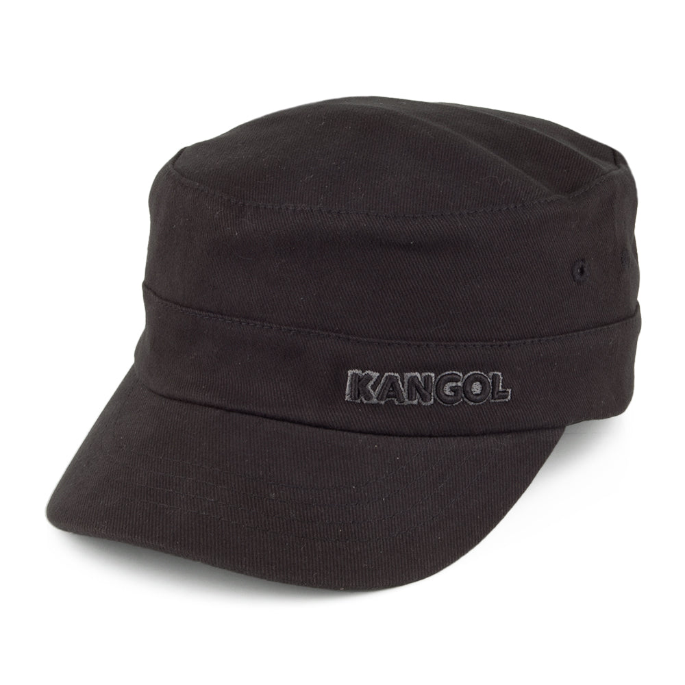 Casquette Militaire en Coton Sergé noir KANGOL