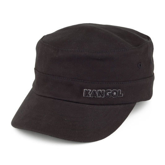 Casquette Militaire en Coton Sergé noir KANGOL