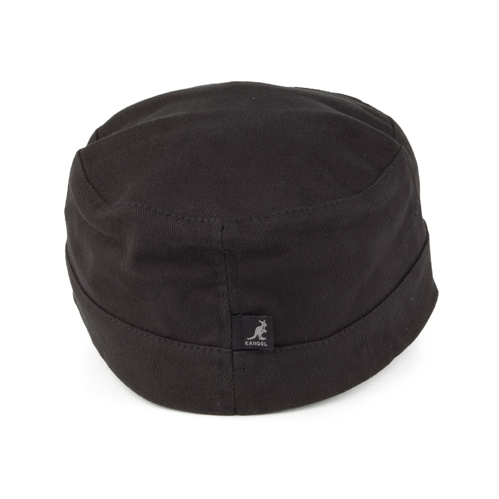 Casquette Militaire en Coton Sergé noir KANGOL