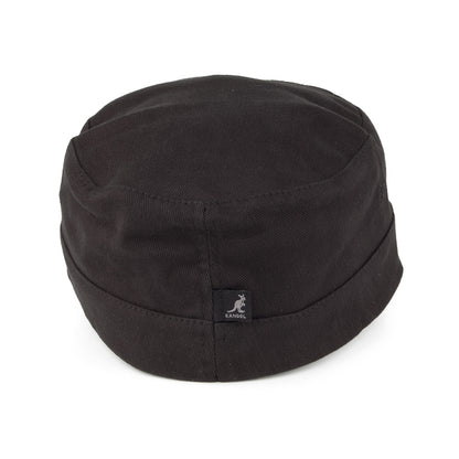 Casquette Militaire en Coton Sergé noir KANGOL