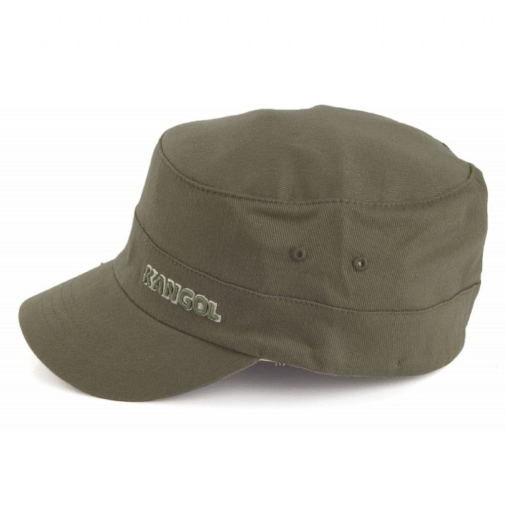 Casquette Militaire en Coton Sergé vert KANGOL