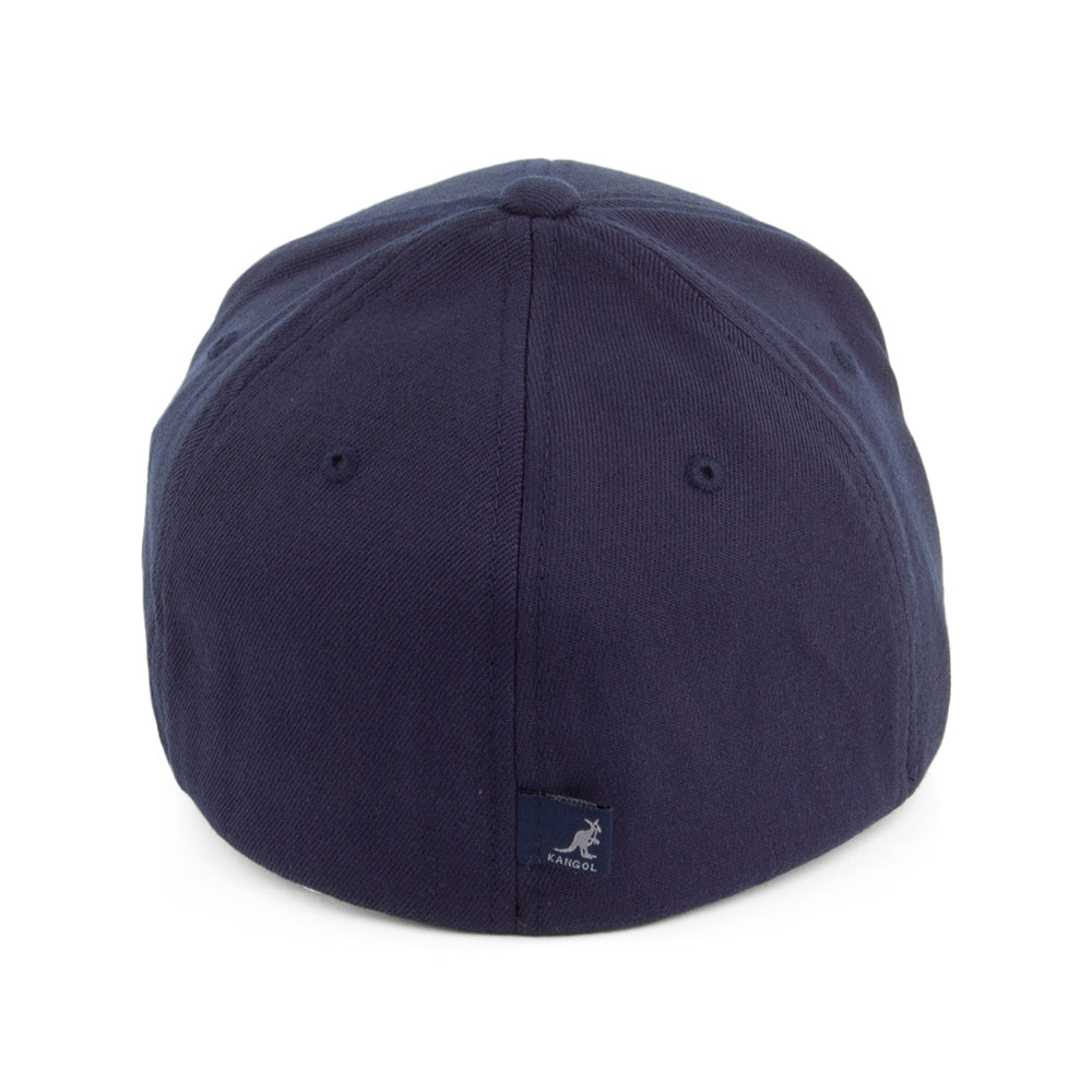 Casquette Flexfit en Laine bleu foncé KANGOL