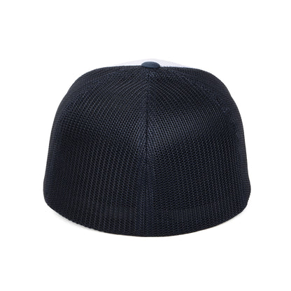Casquette Trucker White Front bleu marine-blanc FLEXFIT