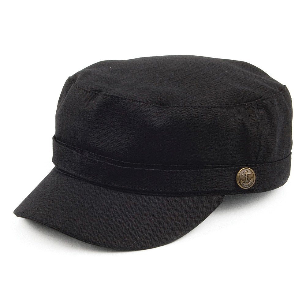 Casquette Militaire à Chevrons noir JAXON & JAMES