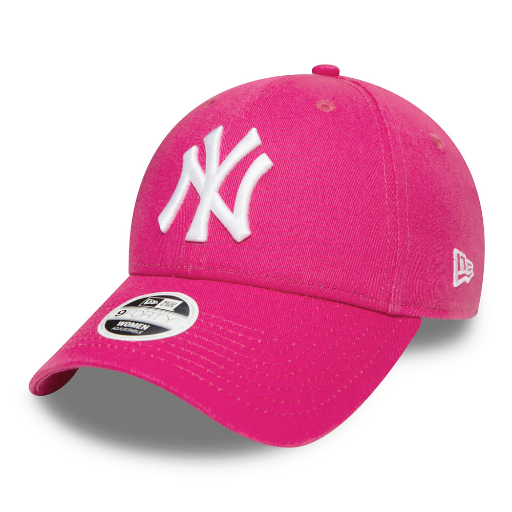Casquette Femme 9FORTY MLB League Essential New York Yankees rose NEW ERA