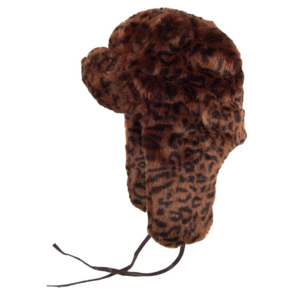 Chapka en Fausse Fourrure léopard KANGOL