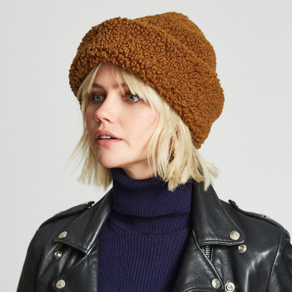 Chapeau Hiver Ginsberg marron BRIXTON
