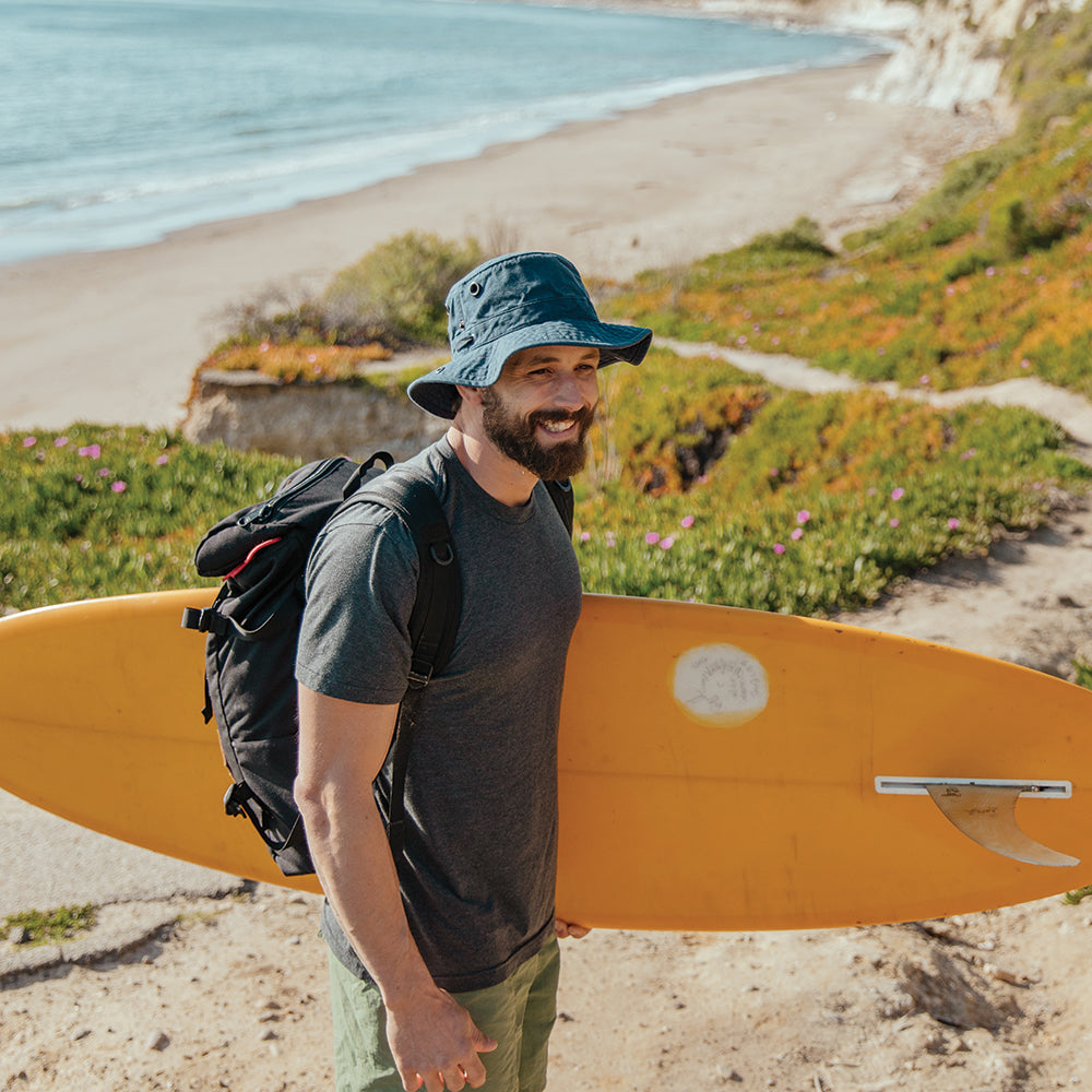 Chapeau Été Pliable T3 Wanderer bleu marine TILLEY