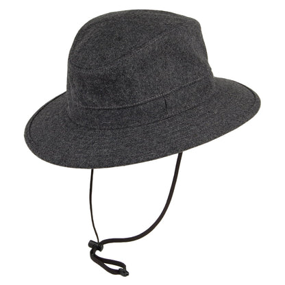 Chapeau en Laine Melton Charter Cold Front anthracite SUNDAY AFTERNOONS