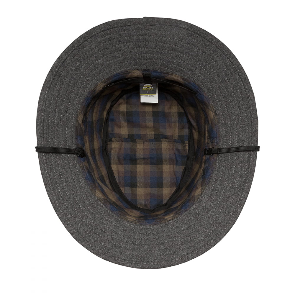Chapeau en Laine Melton Charter Cold Front anthracite SUNDAY AFTERNOONS